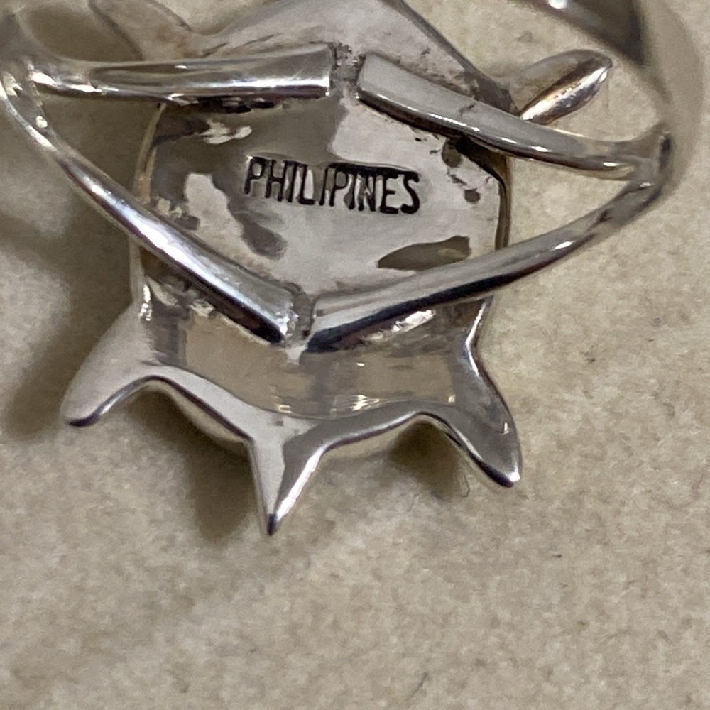 *SOLD*Vintage Navajo Sterling Silver Turtle Inlay Ring - Picture 12 of 12